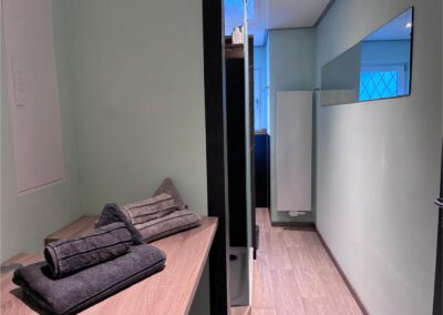 Bad mit Dusche Ferienwohnung Rheinblick 549